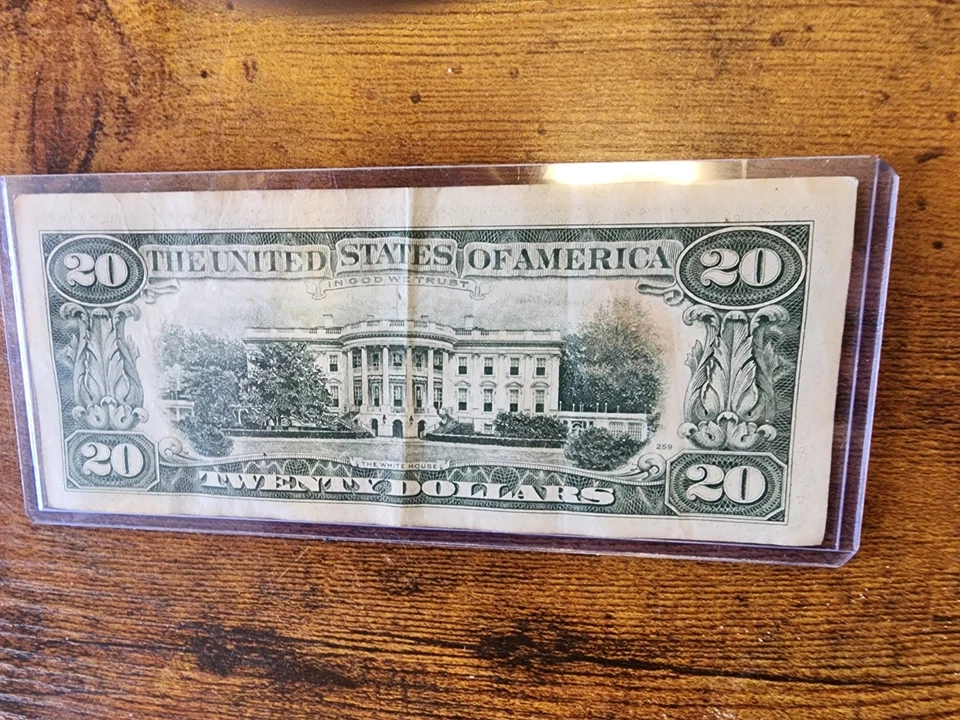 1985 $20 Dollar Bill Collectible Currency Old Money - Image 2 of 2