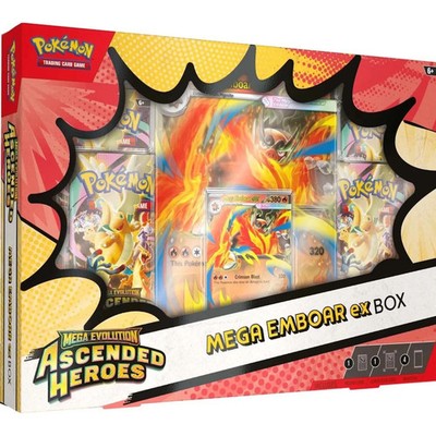 Pokémon TCG Mega Evolutions Ascended Heroes Mega Emboar ex Promo Box Sealed