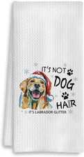 Labrador Retriever Christmas Kitchen Towels, Labrador Retriever Gifts, Christmas