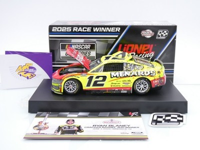 Lionel Racing W122523MENRB9 # Ford NASCAR 2025 '' Ryan Blaney Menards Win '' 1:24