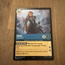 Disney Lorcana Anna True-Hearted Foil Card 138/204 Ursula's Return