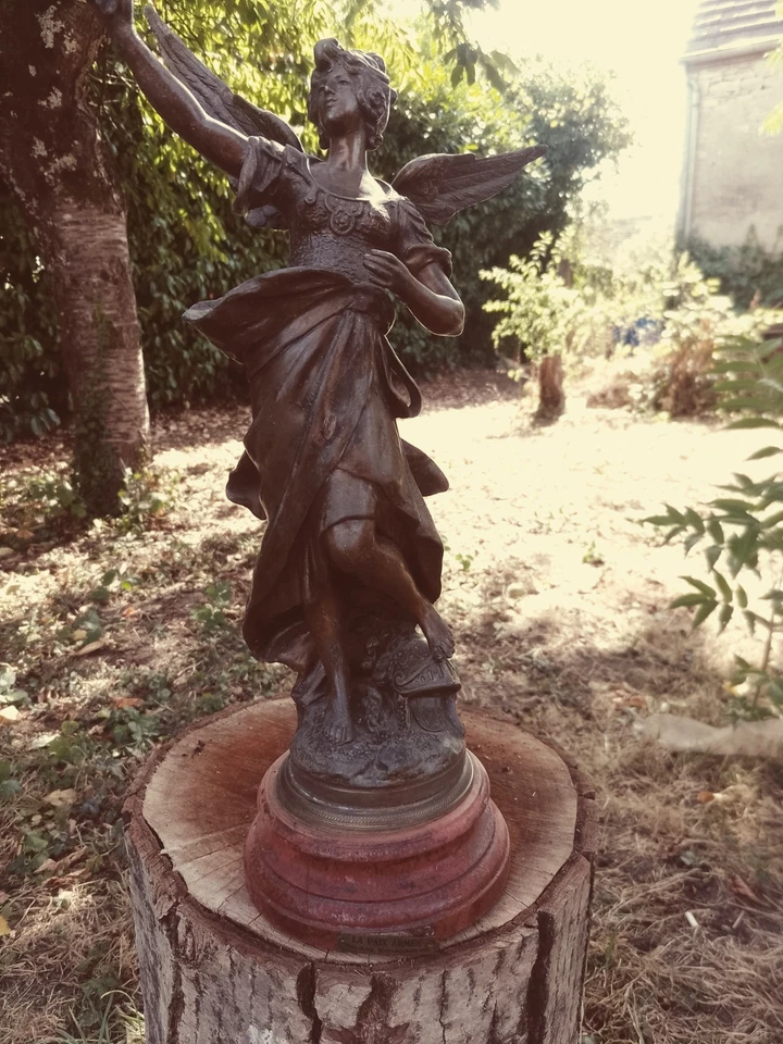 Statuette - auguste Moreau la paix armée Fin XIX° - Photo 4/4