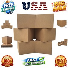 Large Moving Boxes 20'' x 20'' x 15'' Pack of 6, Corrugated Cardboard Boxes f...