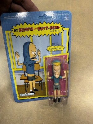 New Sealed Super 7 Reaction Beavis Butthead Butt-Head 2 Figure Set