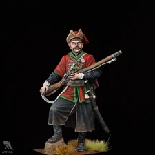 Cossack 17th century 54mm Painted Tin Toy Soldier Pre-Sale | Collectible