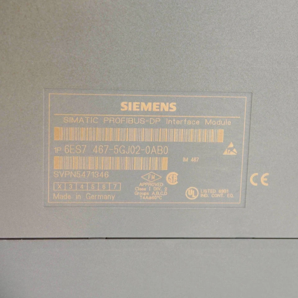 SIEMENS 6ES7467-5GJ02-0AB0 SIMATIC S7-400 ANSCHALTUNG IM 467 - Bild 4 von 4