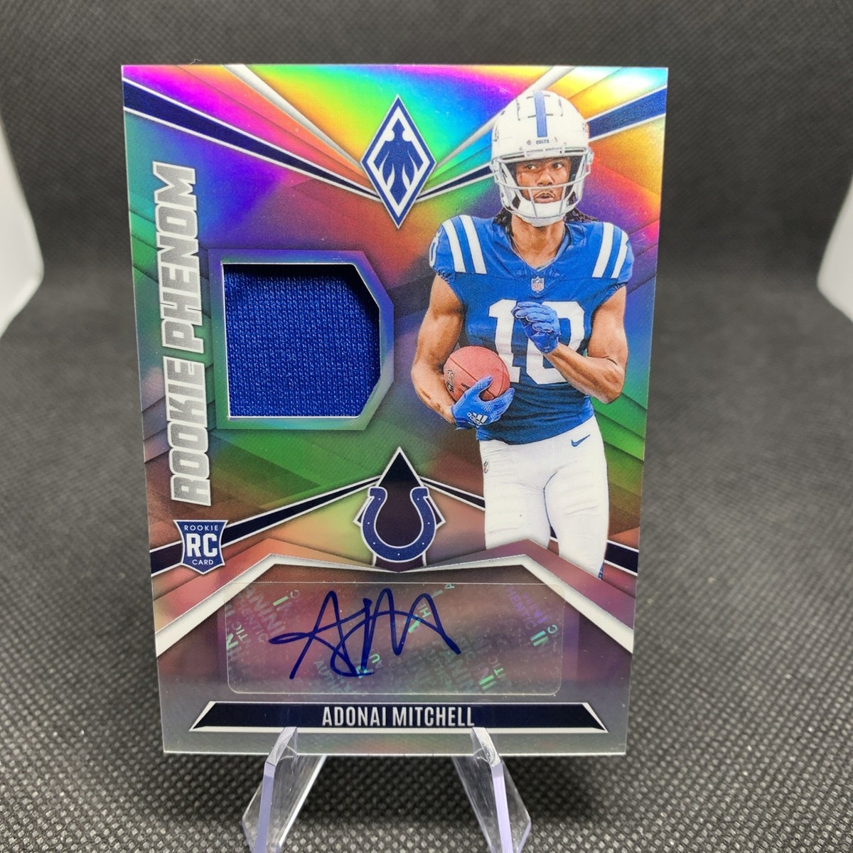 2024 Panini Phoenix Rookie Patch Autographs Adonai Mitchell 39/75