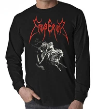 Emperor Black Metal Band Men's Black Long Sleeve Shirt