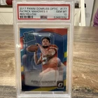 Patrick Mahomes 2017 Donruss Optic Rated Rookie Red Yellow PSA 10 GEM MINT