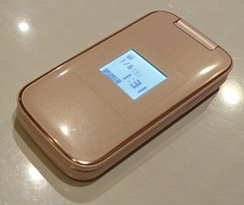 Fujitsu Docomo Rakuraku Phone F-01G Pink Communication Confirmed Japanese Flip P