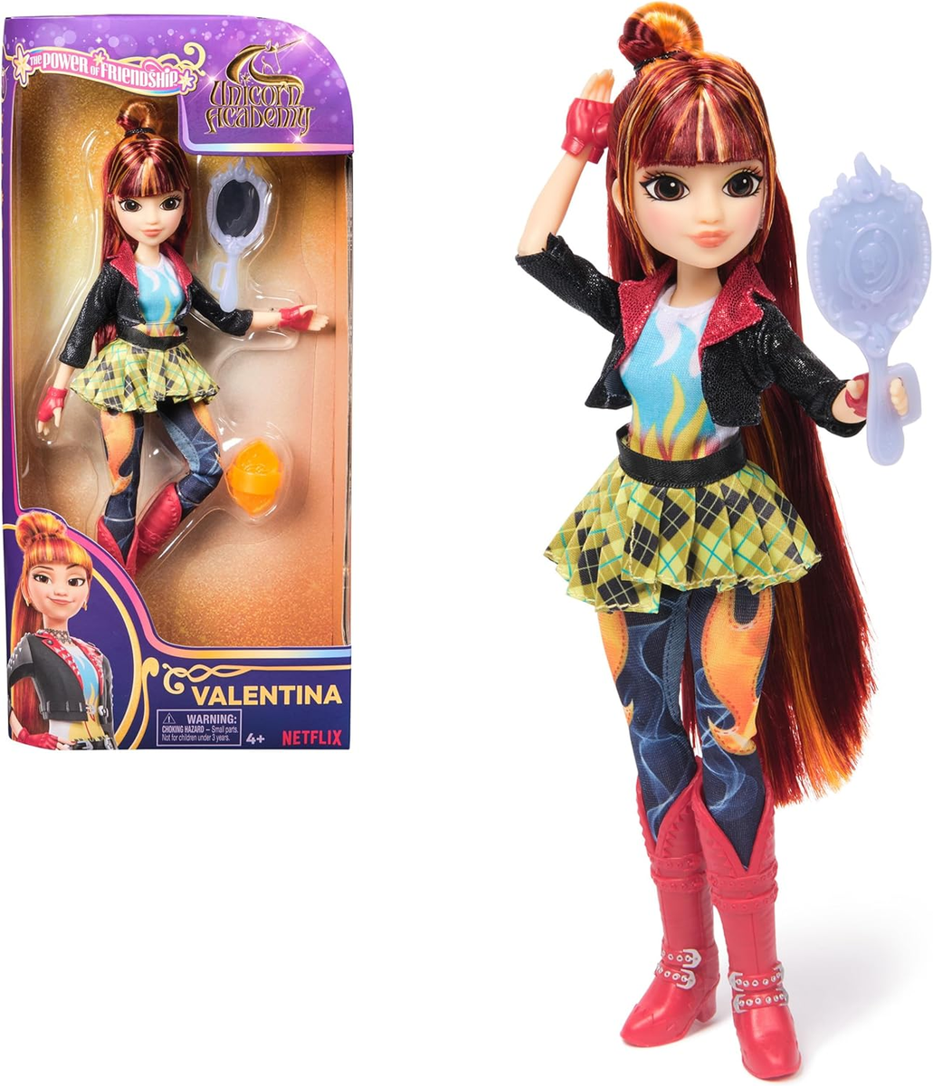 Unicorn Academy Power of Friendship Valentina with Hand Mirror & 5