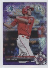 2017 Bowman Chrome Prospects Mega Box Purple Refractor 58/250 Luis Garcia 2h4