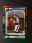 2024- Rated Rookie Caleb Williams #327 Optic Preview Red & Green Prizm (RC)