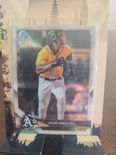 2018 Bowman Chrome Prospects Lazaro Armenteros #BCP118 Oakland Athletics 