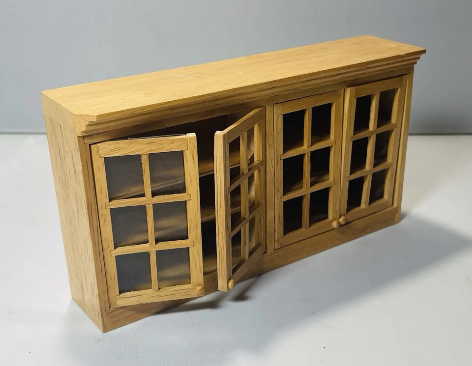 4 door Doll House kitchen cabinet storage - Image 4 of 4