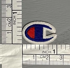 Small Embroidery Iron-On Champion Logo C Patch
