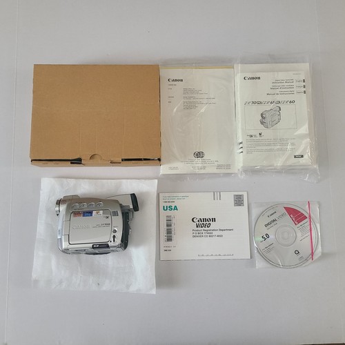 Canon ZR70 MC NTSC MiniDV Digital Video Camcorder Brand New Vintage - Picture 4 of 19