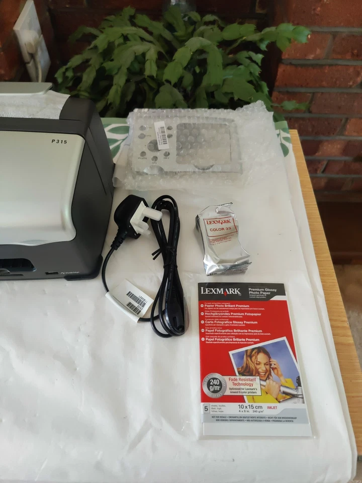 Lexmark P315 A6 Colour Inkjet Digital Photo Portable Printer opened never used - Image 4 of 4