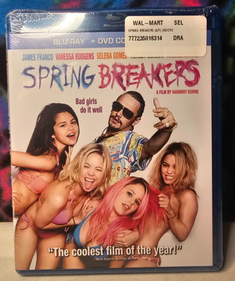 Spring Breakers (Blu-ray/DVD, 2012) James Franco, Selena Gómez, Vanessa Hudgens