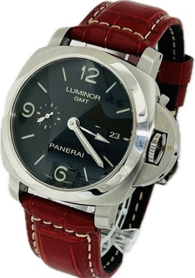 Panerai Luminor 1950 3Days GMT OP6755 PAM00320 Auto Mens Watch Excellent A4387