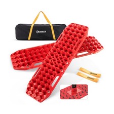 BUNKER INDUST Off-Road Traction Boards with Jack Base,Pair Recovery Track 4X4...