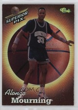 1995 Classic Superior Pix Chrome Alonzo Mourning #28 HOF o8c