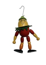 Antique 1930s Jaymar Humpty Dumpty Wood Jointed Figure Toy
