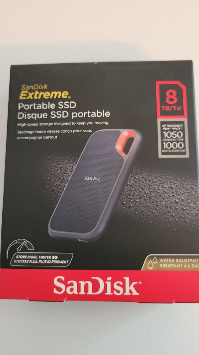 Sandisk Extreme Portable SSD 8TB (SDSSDE61-8T00-G25) | eBay