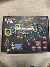 Squad Hero Battle Action 2.0 Laser Tag 4 Gun Set With Station Rechargeable