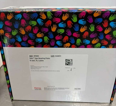 Thermo Scientific PN 89808  Zeba Spin Desalting 96-Well, 7K 4 plates