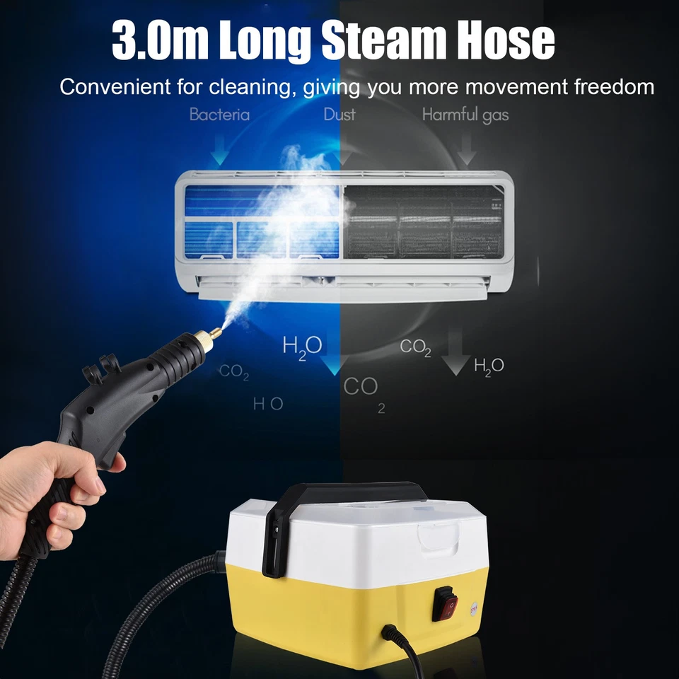 .3000W Handheld Steam Cleaners For Home Use 4L Capacity High Temperature Fast - Image 2 of 4