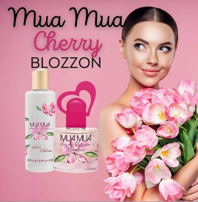 Mua Mua Cherry Blossom Body Cream Floral Intense Hydration, 245g Terramar
