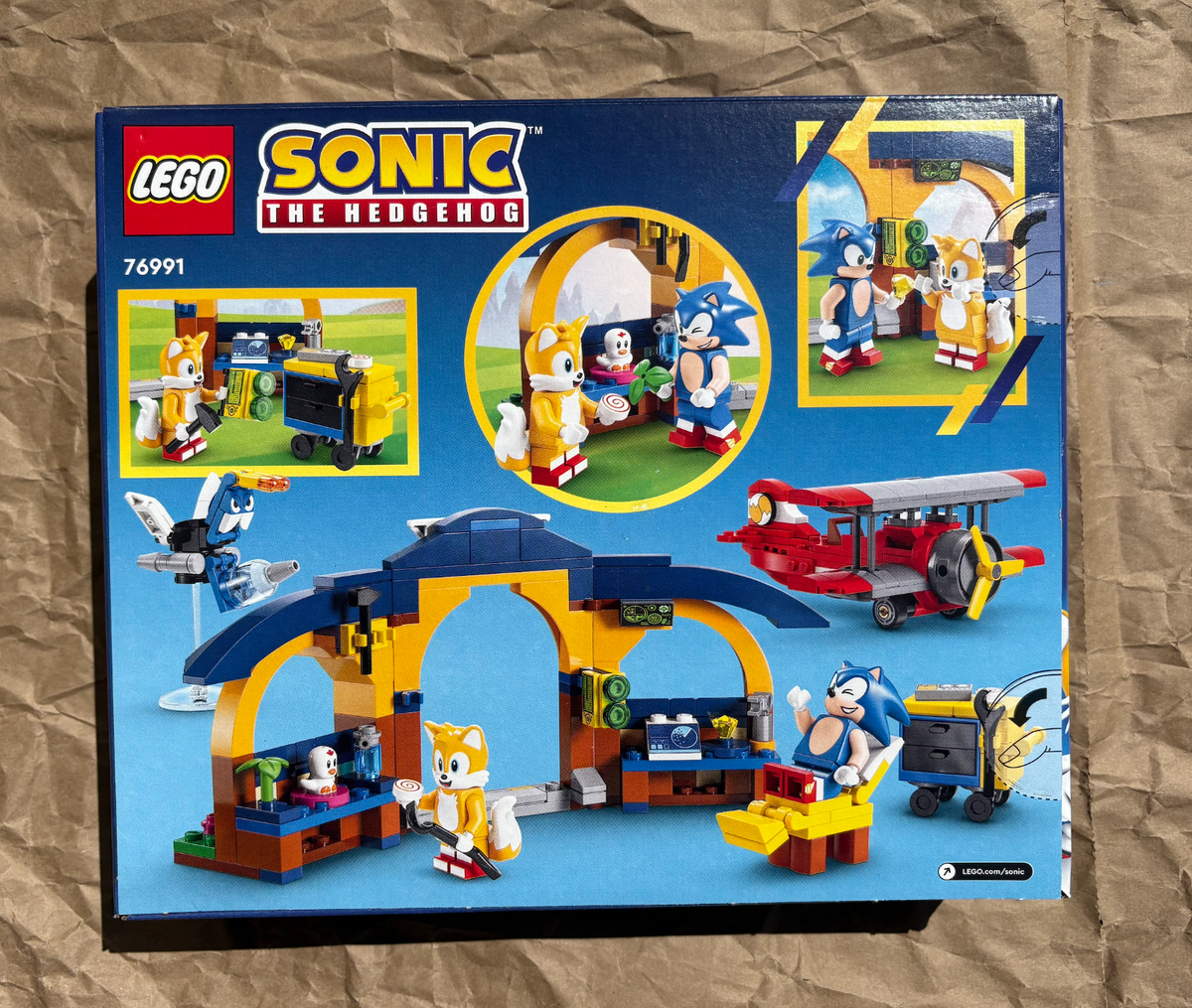 LEGO Sonic: Tails' Workshop and Tornado Plane (76991) for sale