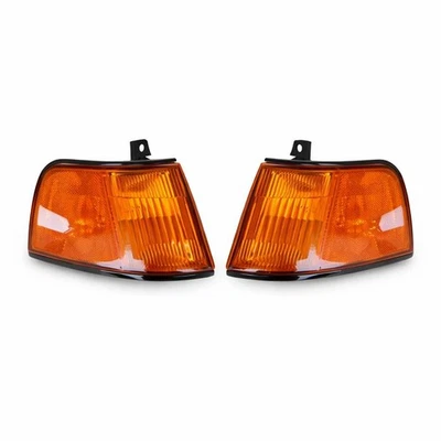 Amber Corner Lamp Light LH RH Pair 4th For HONDA 90-91 sedan Civic SH4 EF2 ED - Image 1 of 4