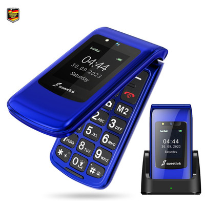 Seniorenhandy ohne Vertrag F2PLUS Dual SIM 2,4 Zoll Farbdisplay SOS