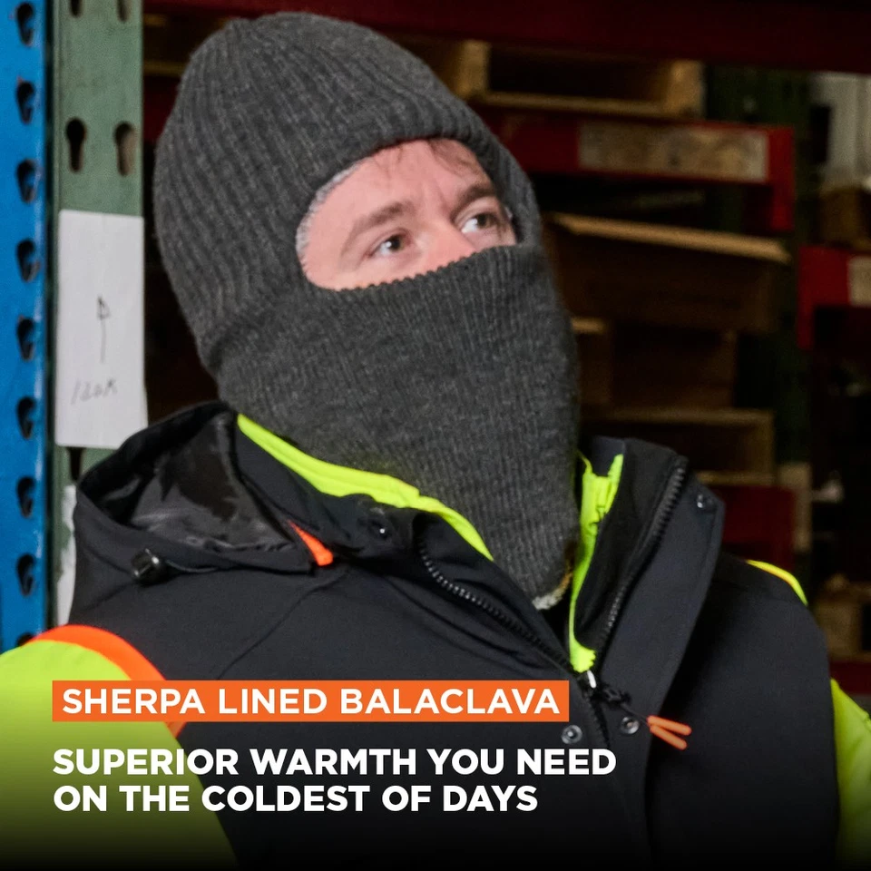 Балаклава с флисовой подкладкой RefrigiWear — утепленная зимняя маска на все лицо с - Изображение 4 из 4