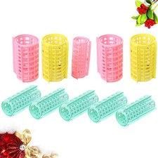 36 Pcs Medium Rollers for Hair Self- Holding Curlers Short Hairdressing