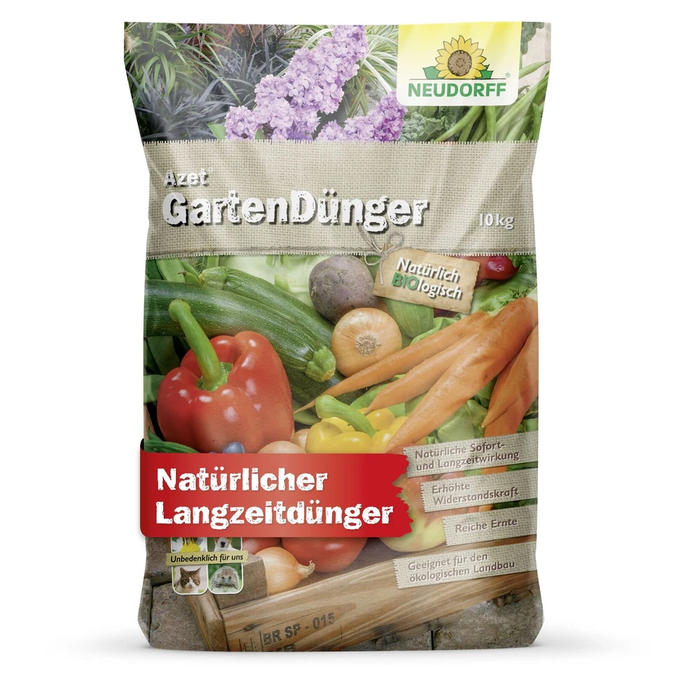 Neudorff Azet GartenDünger 10 kg Kaliumdünger Gemüsedünger Gemüse Garten Dünger