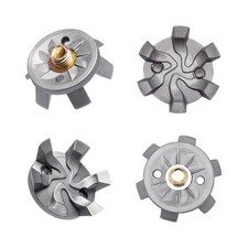 FENLERN Golf Shoe Spikes Cleat Metal Thread Screw 6mm Dia, Grey Standard,