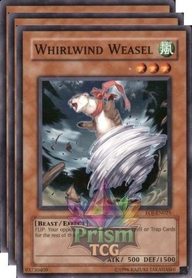X3 Playset Wirbelwind Wiesel EOJ-EN025 Yugioh