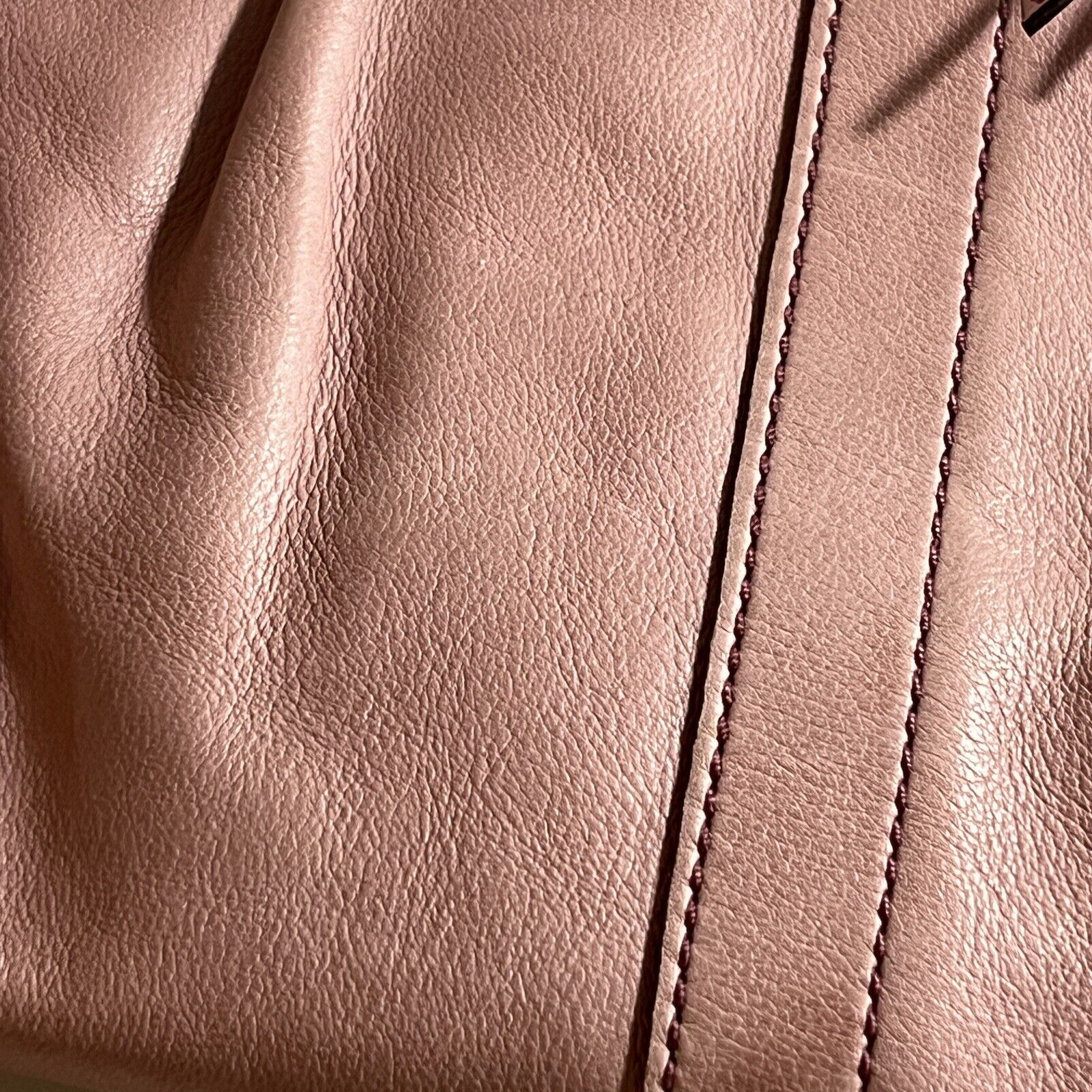 Vintage Coach Leather Ballet Pink Shoulder Bag - image 23