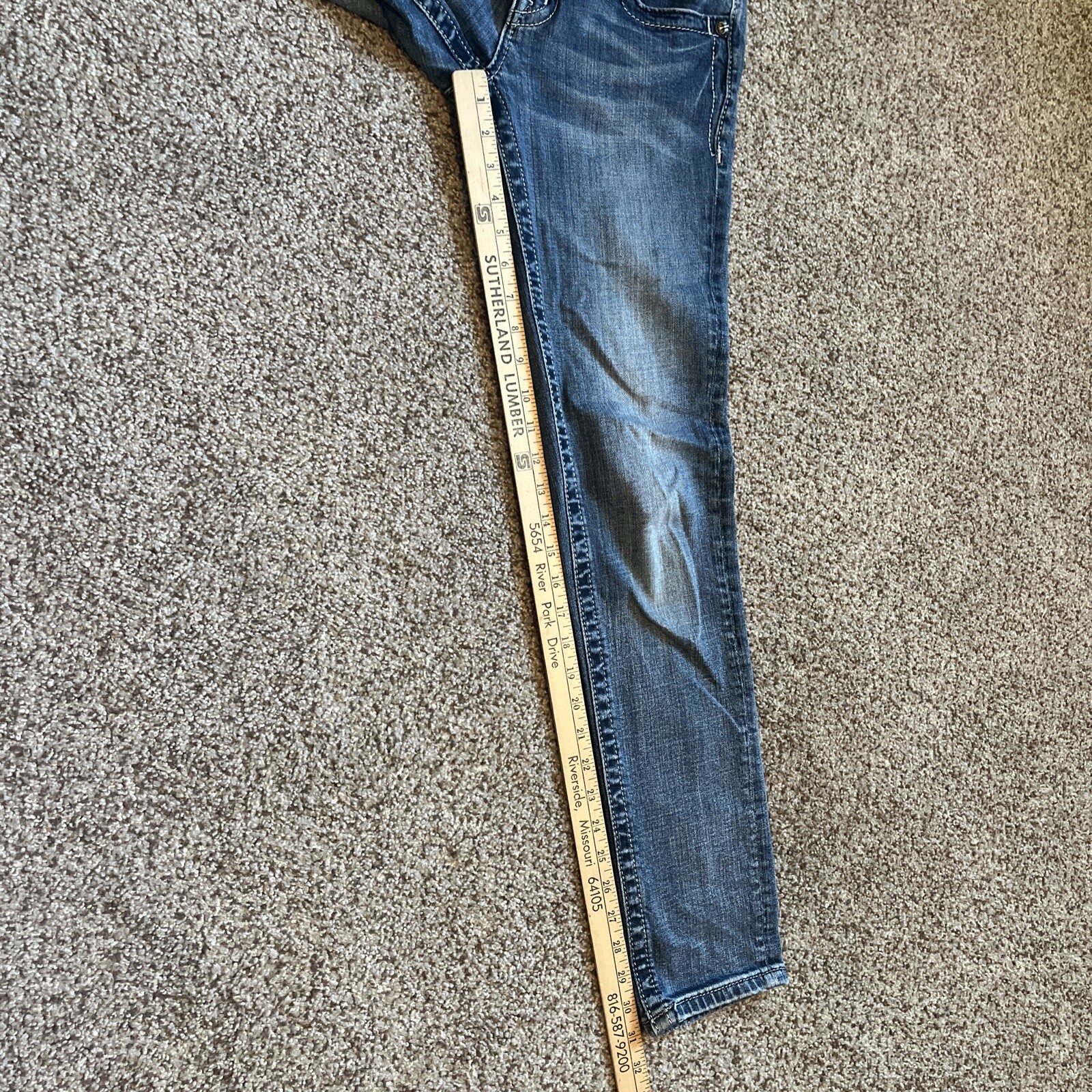 MISS ME LOW RISE SKINNY JEANS SIZE 26 (28 X 31) Womens Denim - View 7