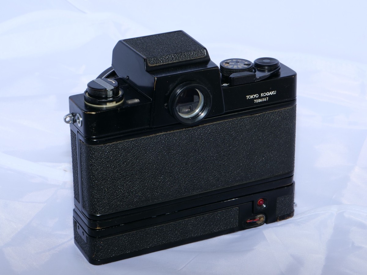 TOPCON SUPER DM ワインダー レンズ　セット Topcon Super DM black camera. GN-Topcor 50mm f1.4 lens