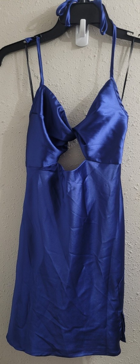 Princess Polly Tiara Mini Dress In Blue Size 4 *Flaws | eBay