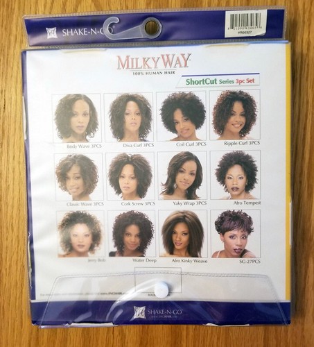 MilkyWay 100% Human Hair Short Cut series Yaky Wrap 3pcs Color 27 - Picture 5 of 5