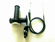 Twist Handle Grip Bar & Throttle Cable For Honda XR100 XR100R XR185 XR200 XR200R