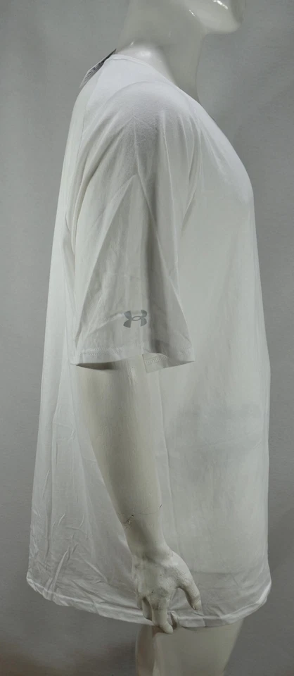 Camiseta Under Armour UA Grande y Alta Para Hombre 5XL Calce Suelto Manga Corta Blanca Nueva Con Etiquetas Foto 3 de 4