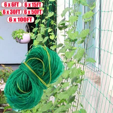 6-100FT Heavy Duty Trellis Netting Plant Garden Vine Vegetable Climbing Grow Net