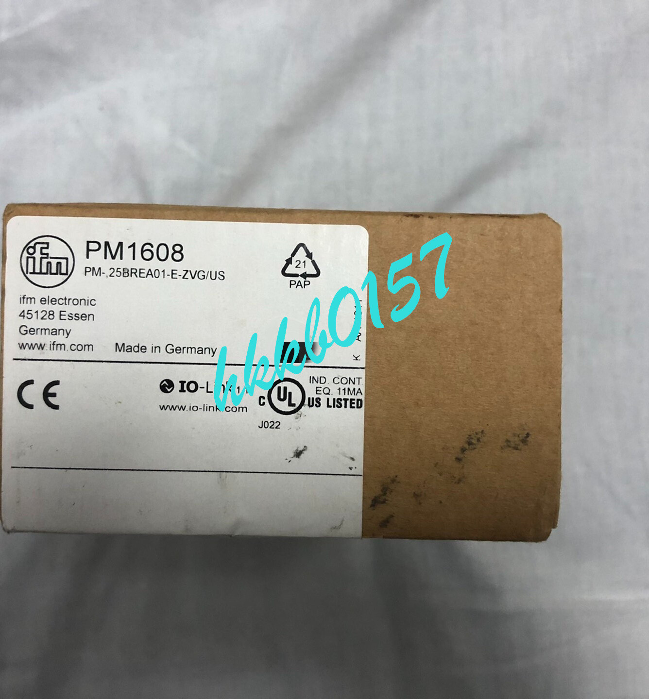 PM1608 IFM Pressure sensor Brand new Fast delivery DHL/FedEx