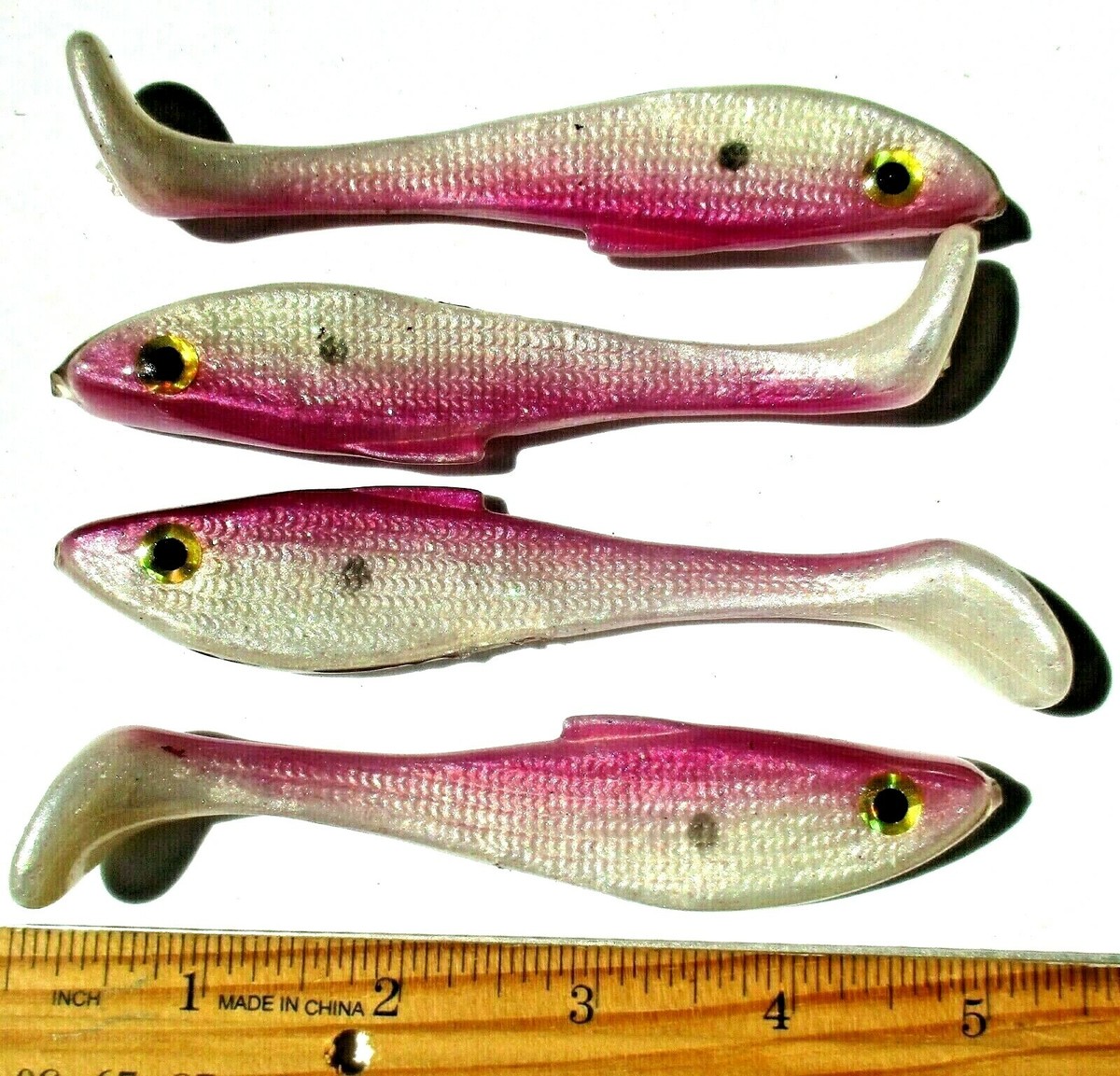 bass fishing lures made in china 4ct LAVENDER 5